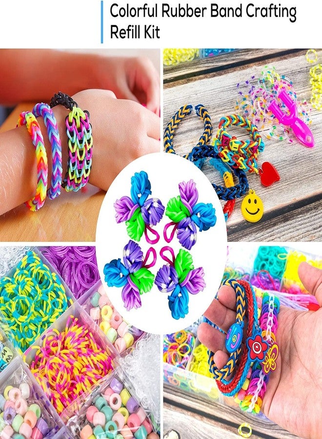 Jubilant 12080+ Loom Rubber Bands Bracelet Kit, 28 Unique Bright Colour Bands, Refill Kit For Girls & Boys Diy Art Craft Kit, Multicolor - Image 3